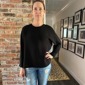 Vince. Black blouse.